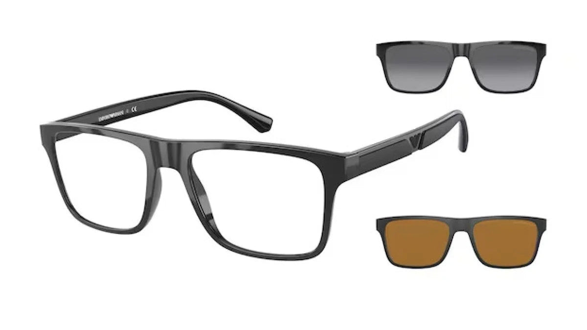 EMPORIO ARMANI CLIP-ON EYEGLASSES - EA4115 50171W 54