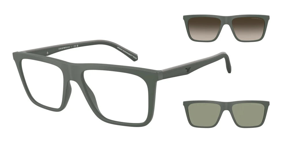 EMPORIO ARMANI CLIP-ON EYEGLASSES - EA4258 63121W 54