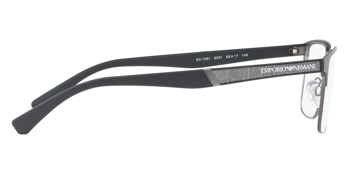 EMPORIO ARMANI EYEGLASSES - EA1061 3001 55 - Matte Black & Gunmetal