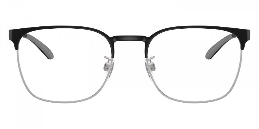 EMPORIO ARMANI EYEGLASSES - EA1135D 3051 55 - Matte Black/Matte Silver/Rubber Gray