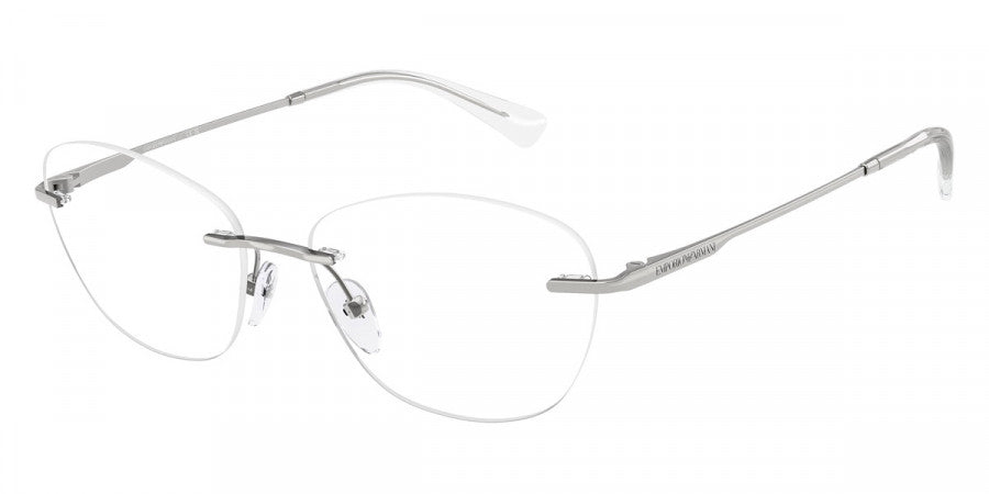 EMPORIO ARMANI EYEGLASSES - EA1167 3015 53 - Shiny Silver