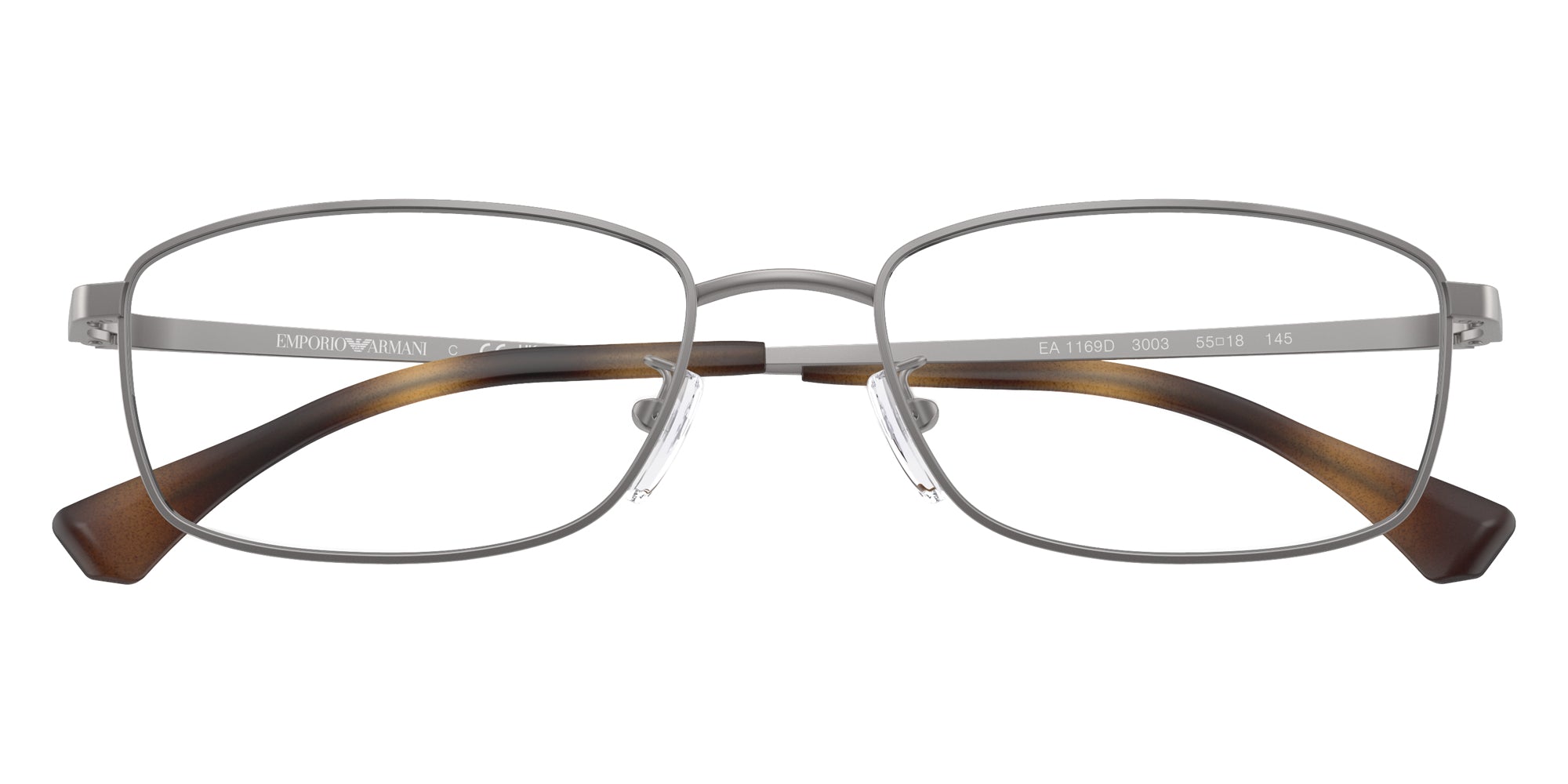 EMPORIO ARMANI EYEGLASSES - EA1169D 3003 55 - Matte Gunmetal