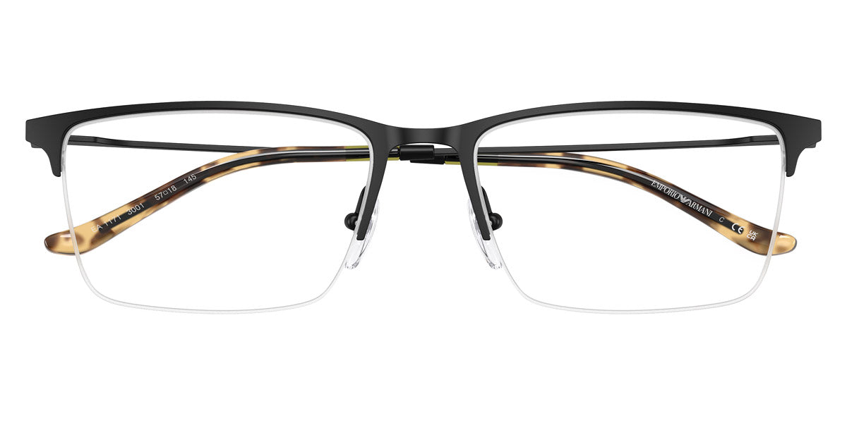 EMPORIO ARMANI EYEGLASSES - EA1171 3001 55 - Matte Black