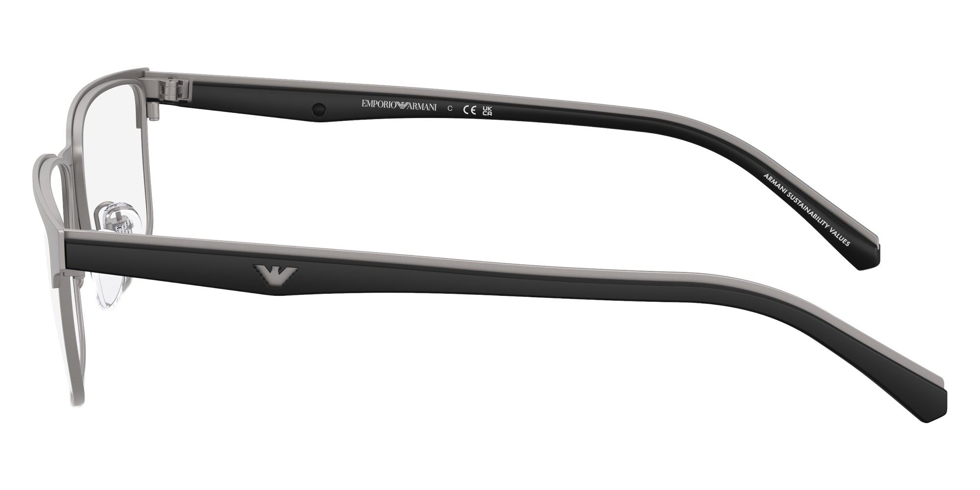 EMPORIO ARMANI EYEGLASSES - EA1175 3003 54 - Matte Gunmetal