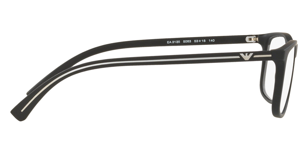 EMPORIO ARMANI EYEGLASSES - EA3135 5063 55 - Rubber Black