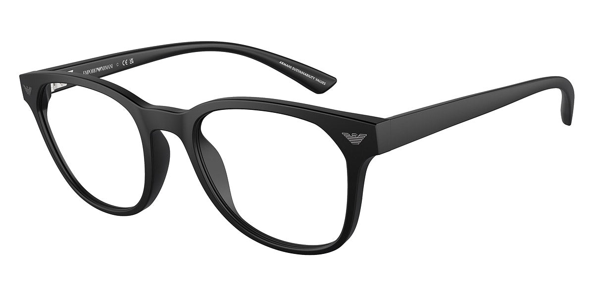 EMPORIO ARMANI EYEGLASSES - EA3240U 5001 50 - Matte Black