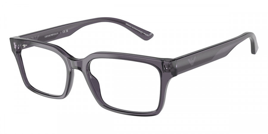 EMPORIO ARMANI EYEGLASSES - EA3244 6106 53 - Transparent Dark Gray