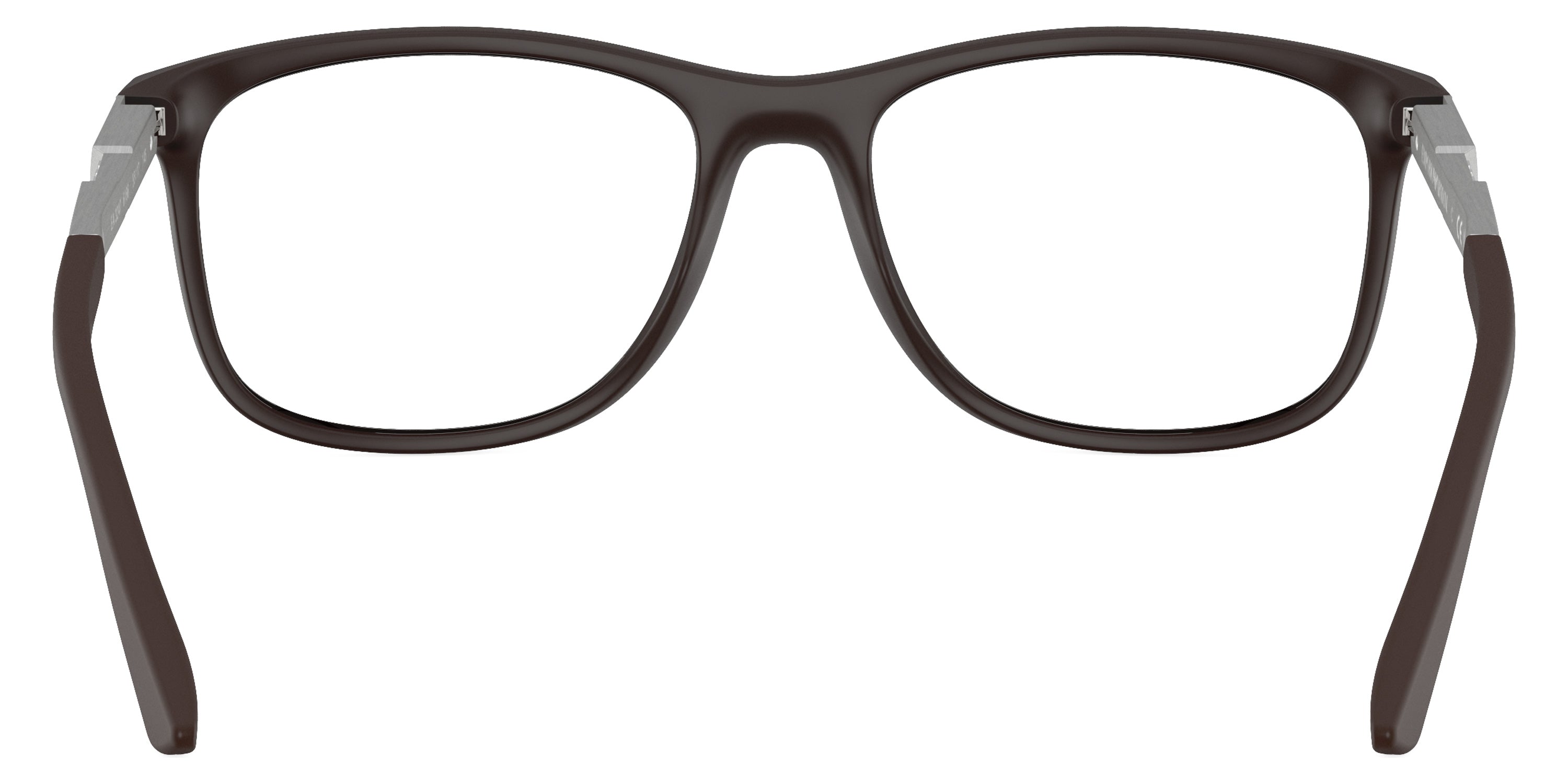 EMPORIO ARMANI EYEGLASSES - EA3247 6186 55 - Matte Dark Brown/Aluminium