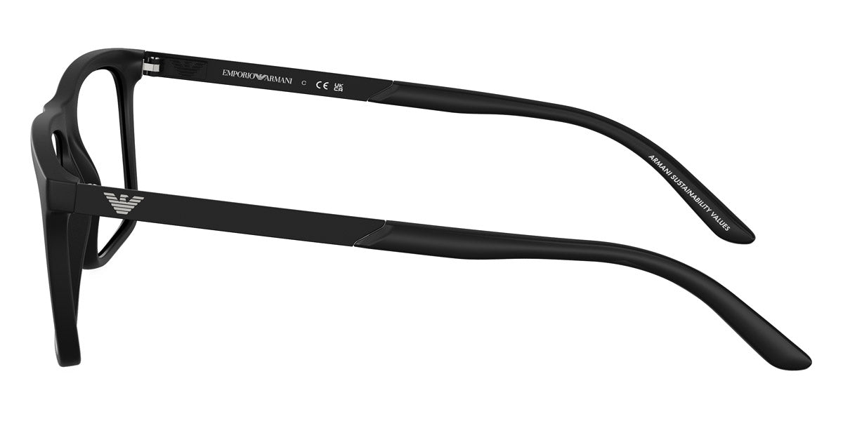 EMPORIO ARMANI EYEGLASSES - EA3253 5001 55 - Matte Black