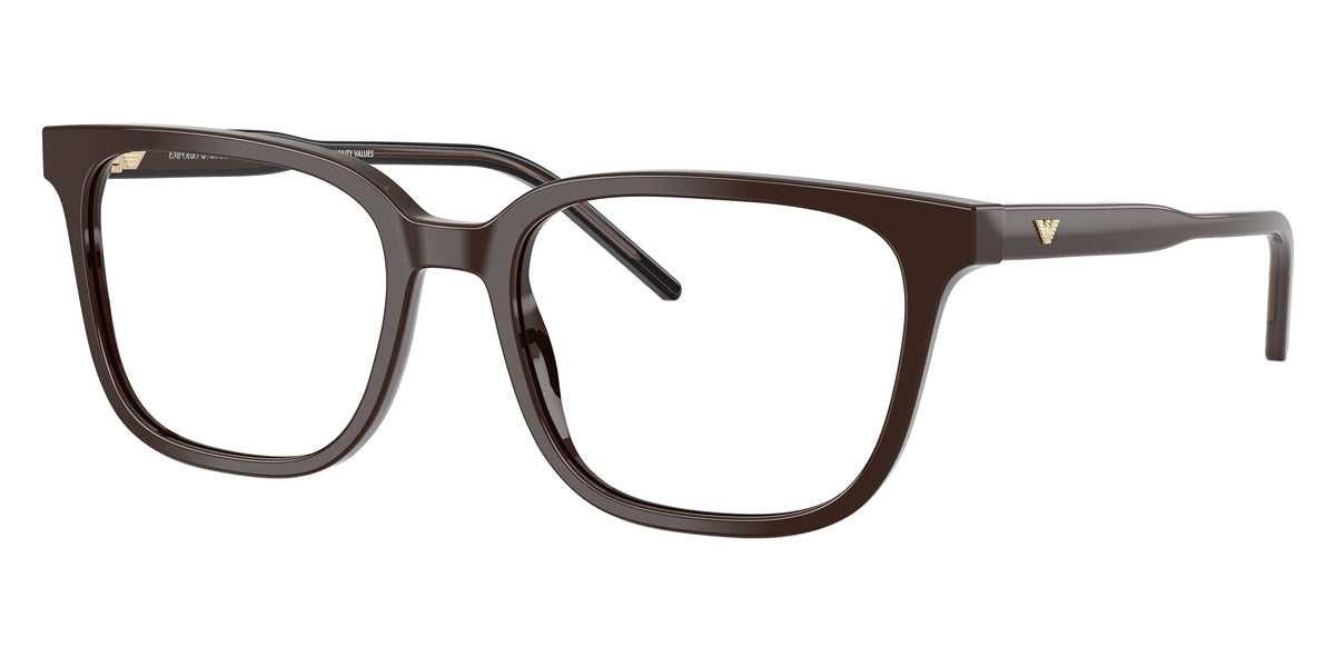 EMPORIO ARMANI EYEGLASSES - EA3258 6255 52 - Shiny Brown/Transparent Brown