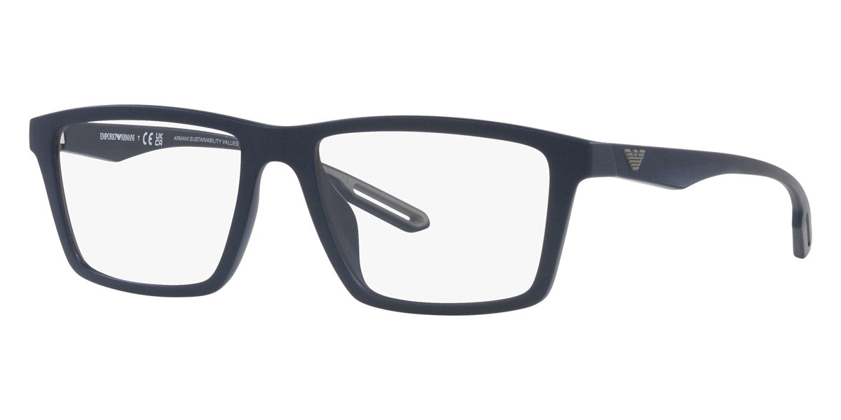 EMPORIO ARMANI EYEGLASSES - EA4189U 50881W 55 - Matte Blue