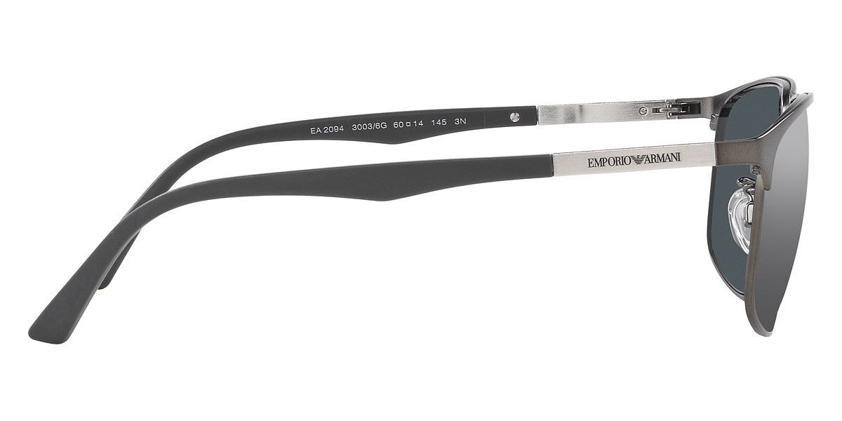 EMPORIO ARMANI SUNGLASSES - EA2094 30036G 60 - Matte Gunmetal and Aluminium