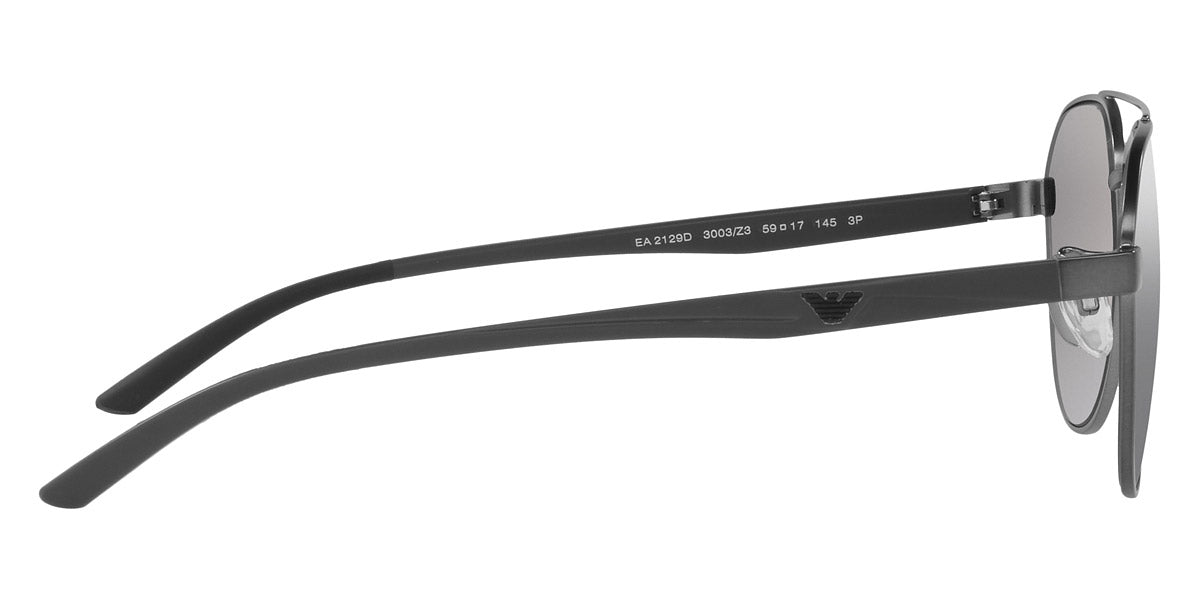 EMPORIO ARMANI SUNGLASSES - EA2129D 3003Z3 59 - Matte Gunmetal and Matte Gray/Black