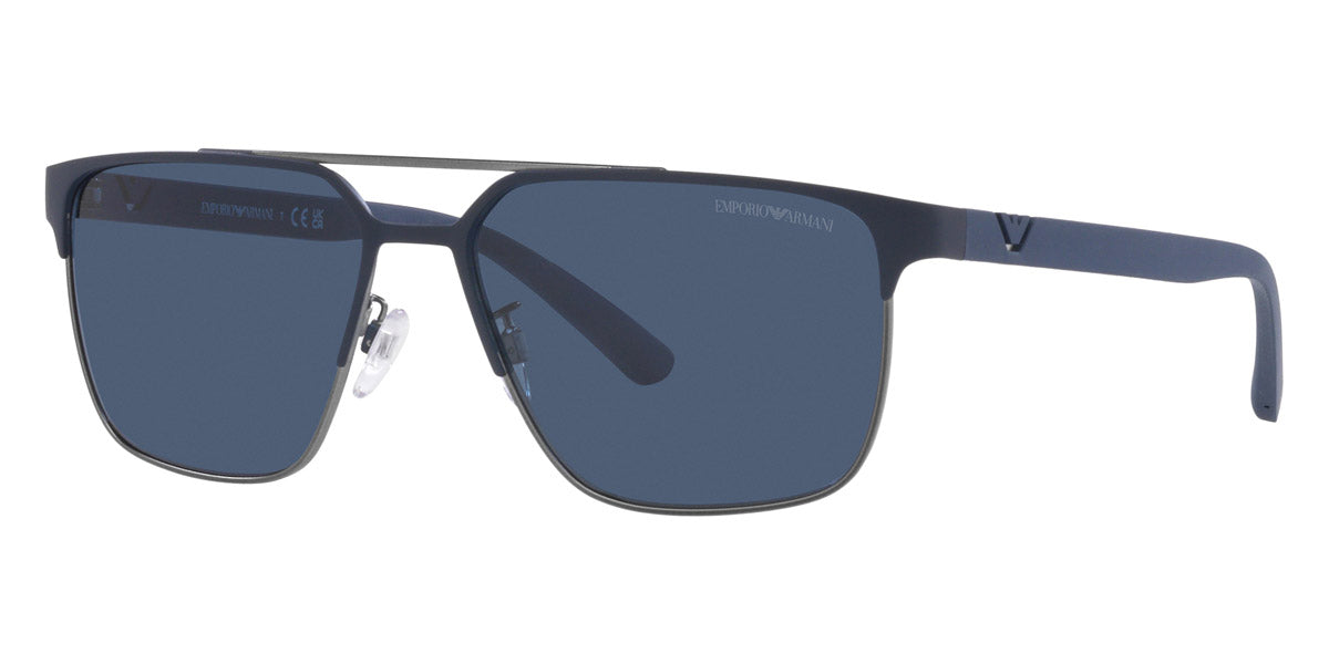 EMPORIO ARMANI SUNGLASSES - EA2134 316280 58 - Matte Blue/Gunmetal