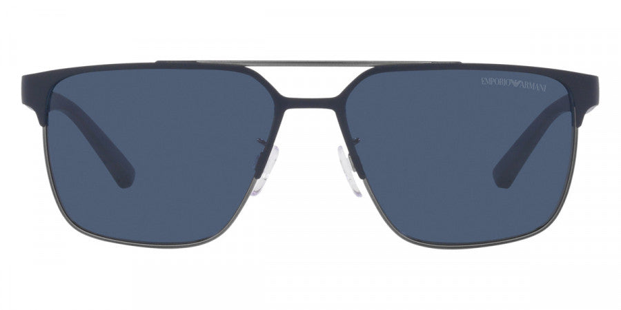 EMPORIO ARMANI SUNGLASSES - EA2134 316280 58 - Matte Blue/Gunmetal
