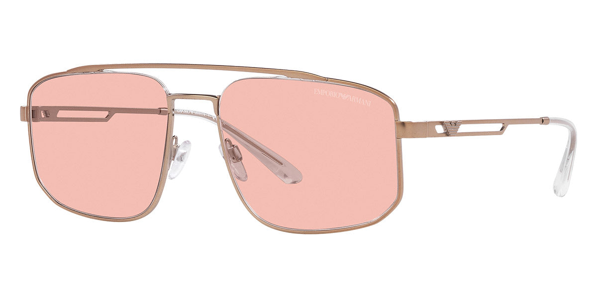 EMPORIO ARMANI SUNGLASSES - EA2139 3004/5 57 - Matte Rose Gold