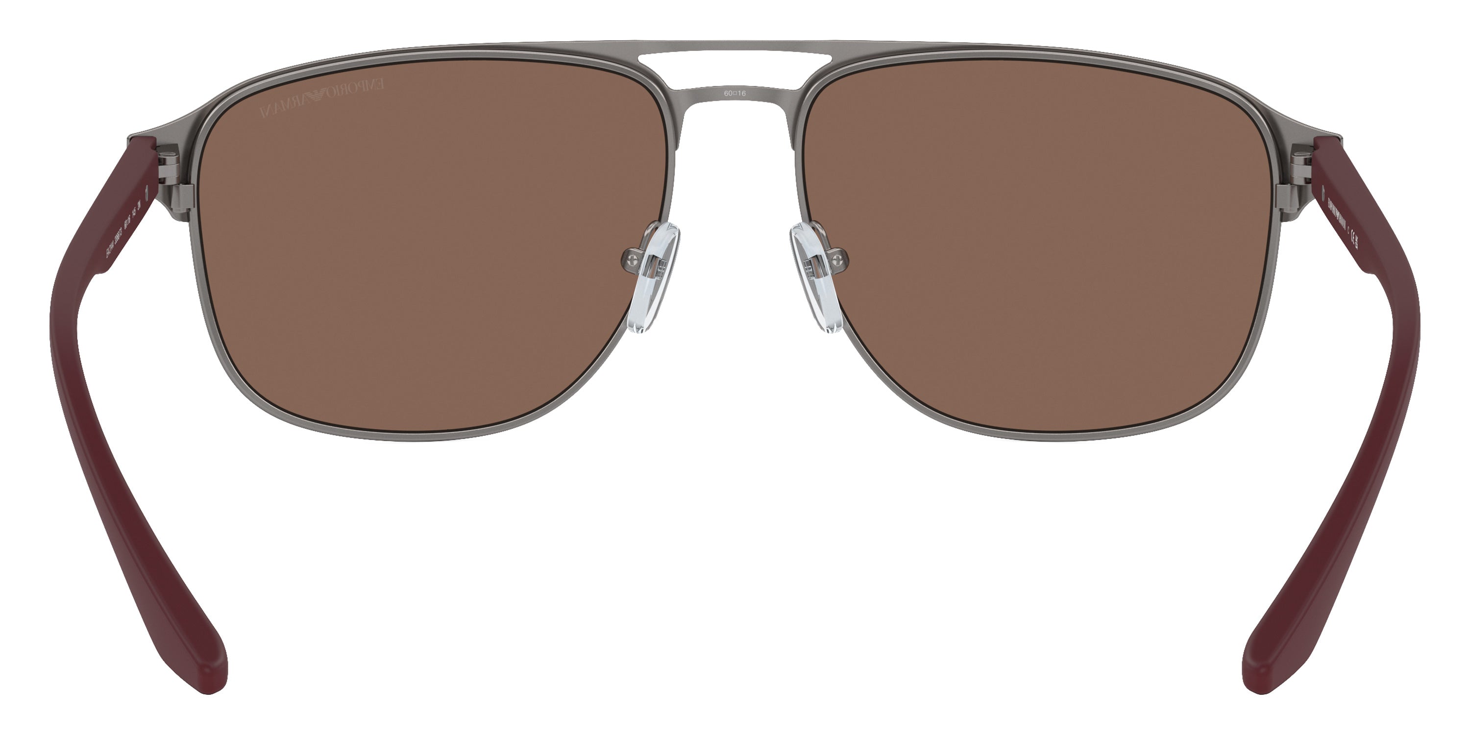 EMPORIO ARMANI SUNGLASSES - EA2144 336673 60 - Matte Gunmetal/Bordeaux