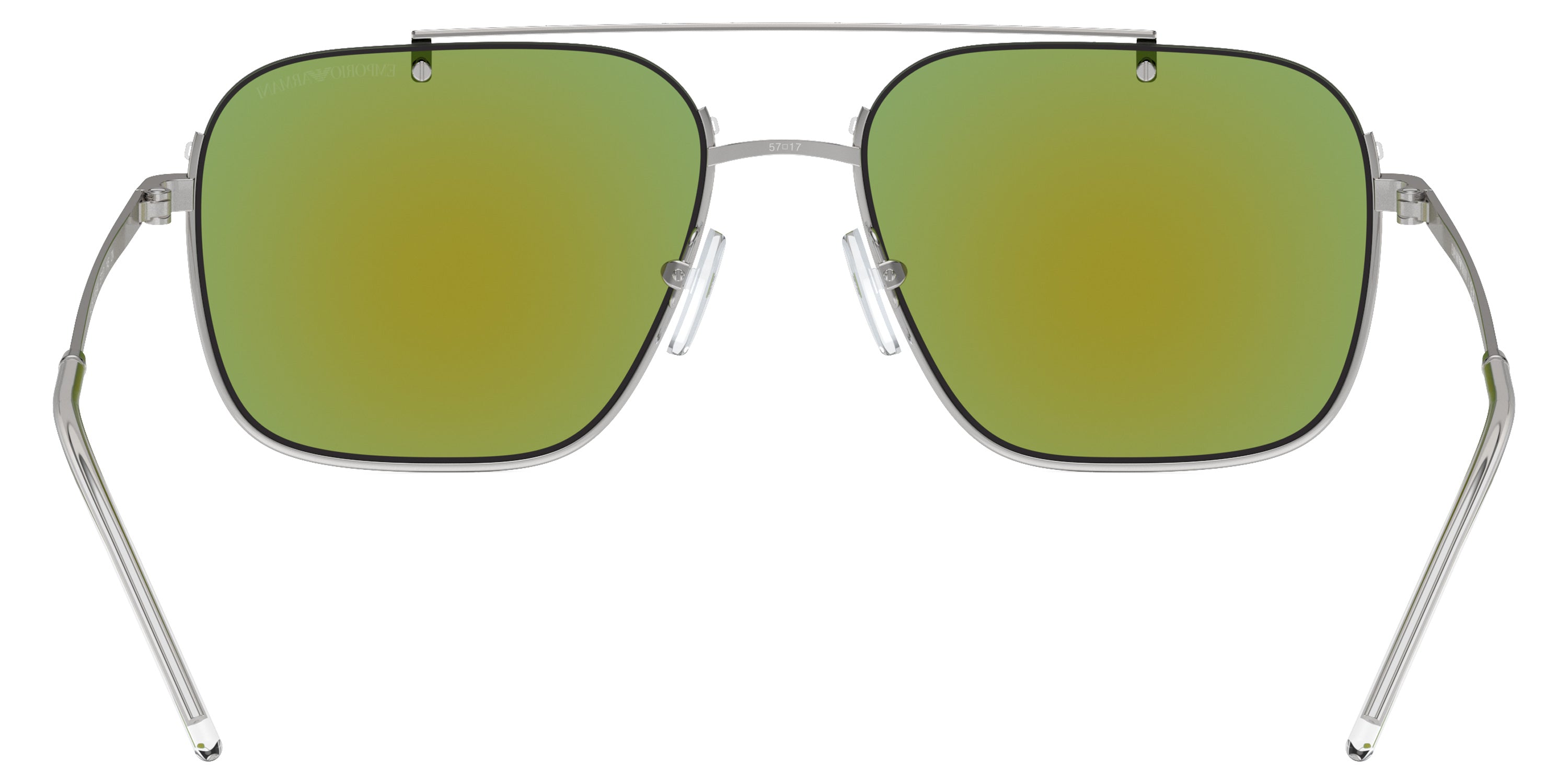 EMPORIO ARMANI SUNGLASSES - EA2150 30154V 57 - Shiny Silver