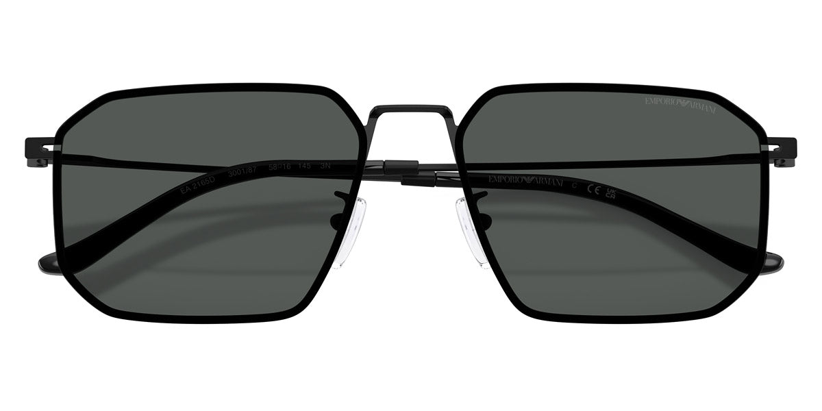 EMPORIO ARMANI SUNGLASSES - EA2165D 300187 58 - Matte Black
