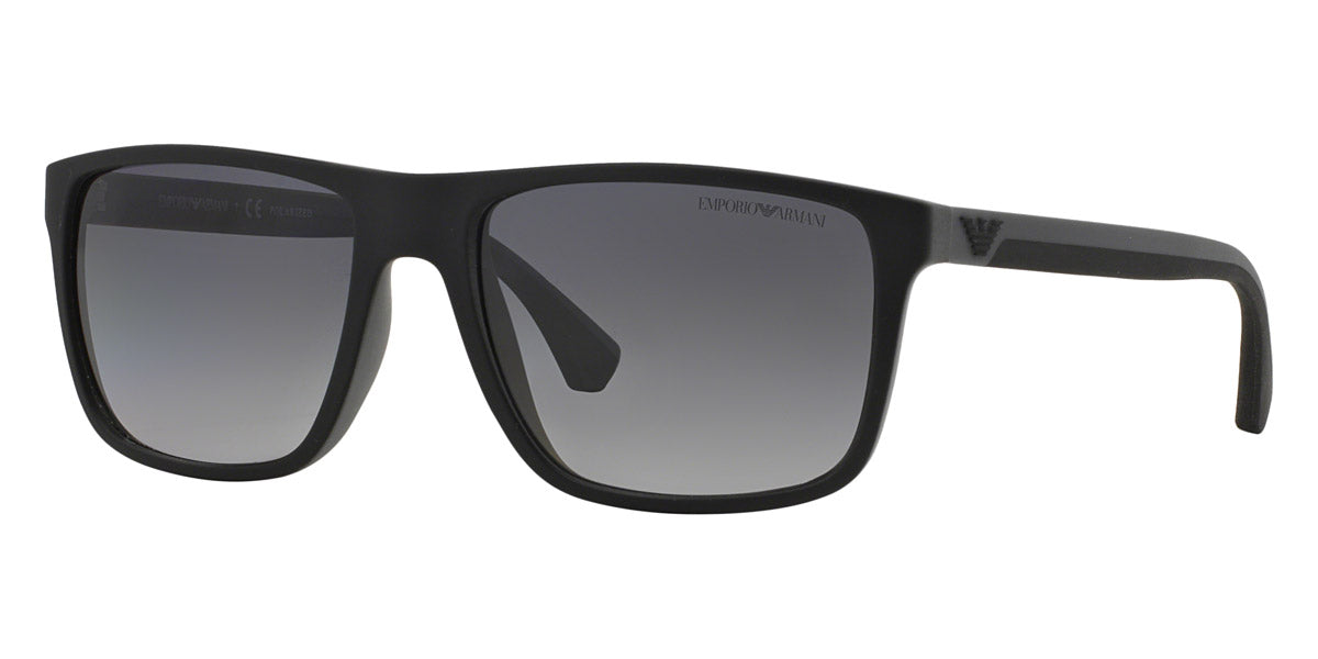 EMPORIO ARMANI SUNGLASSES - EA4033 5229T3 56 - Rubber Black & Gray