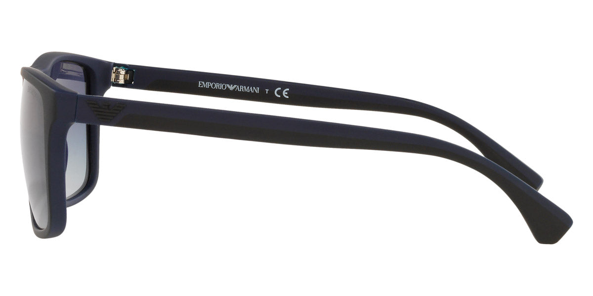 EMPORIO ARMANI SUNGLASSES - EA4033 58644L 56 - Black/Rubber Blue