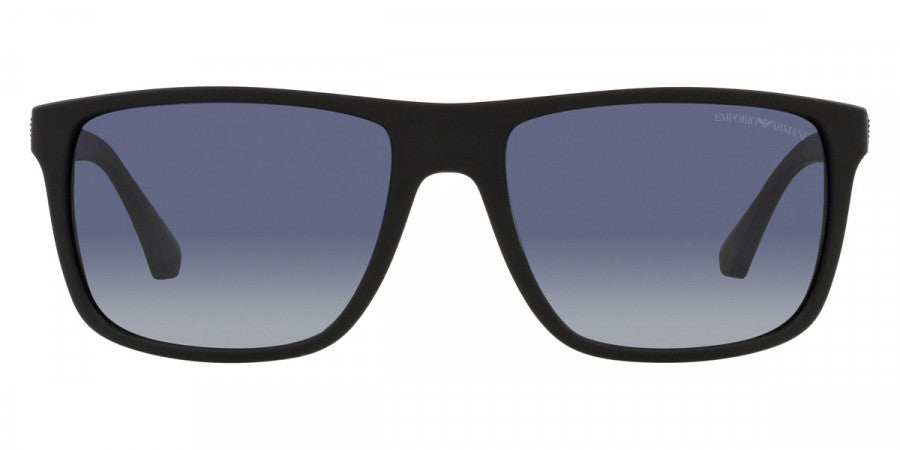 EMPORIO ARMANI SUNGLASSES - EA4033 58644L 56 - Black/Rubber Blue
