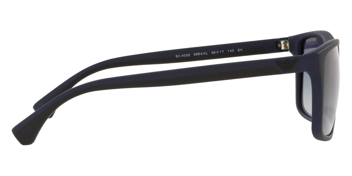 EMPORIO ARMANI SUNGLASSES - EA4033 58644L 56 - Black/Rubber Blue