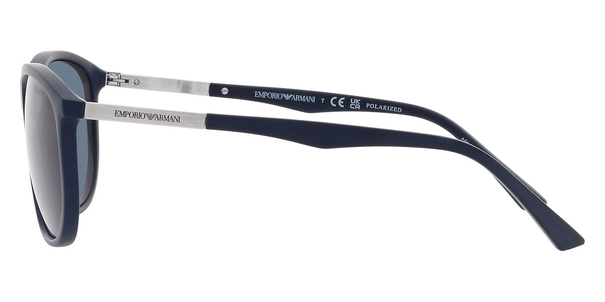 EMPORIO ARMANI SUNGLASSES - EA4201 50882V 58 - Matte Blue and Aluminium