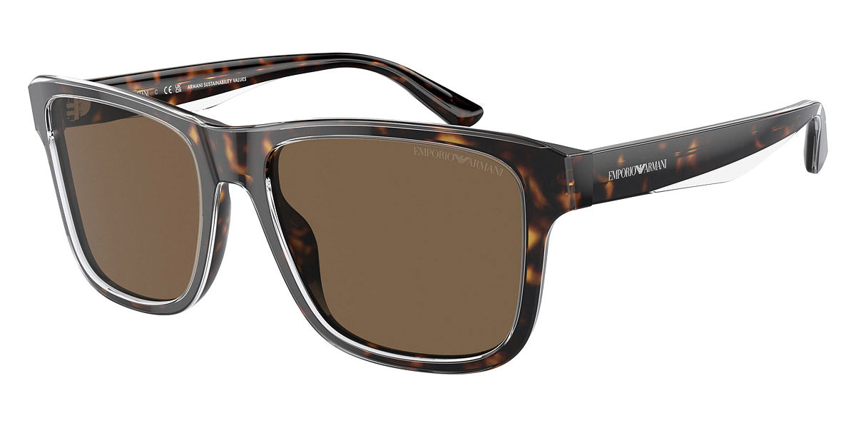 EMPORIO ARMANI SUNGLASSES - EA4208 605273 56 - Shiny Havana/Top Crystal