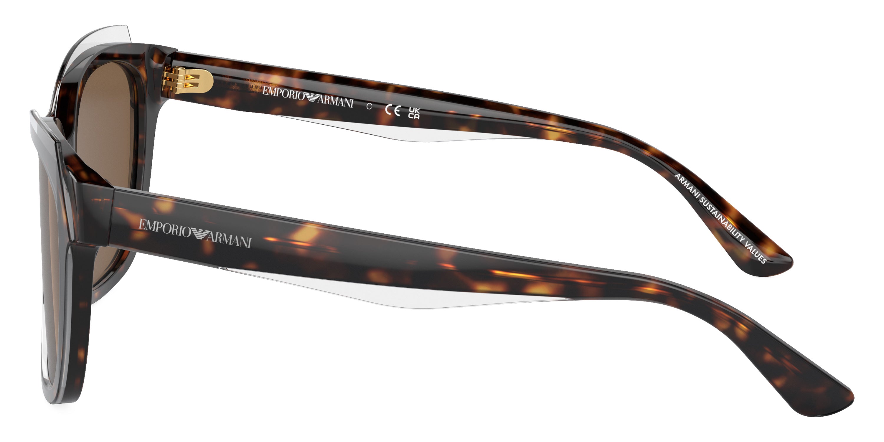 EMPORIO ARMANI SUNGLASSES - EA4209 605273 54 - Shiny Havana/Top Crystal