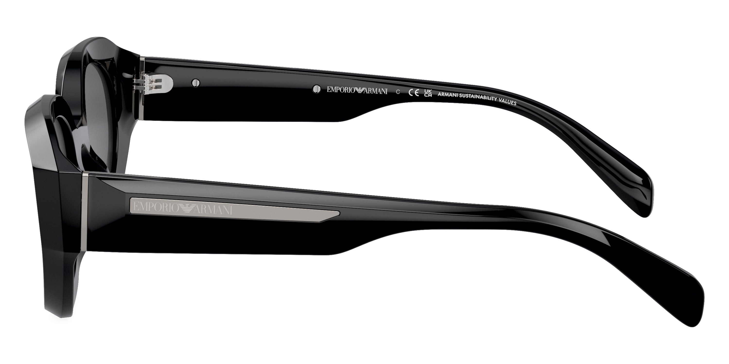 EMPORIO ARMANI SUNGLASSES - EA4230U 501787 48 - Shiny Black