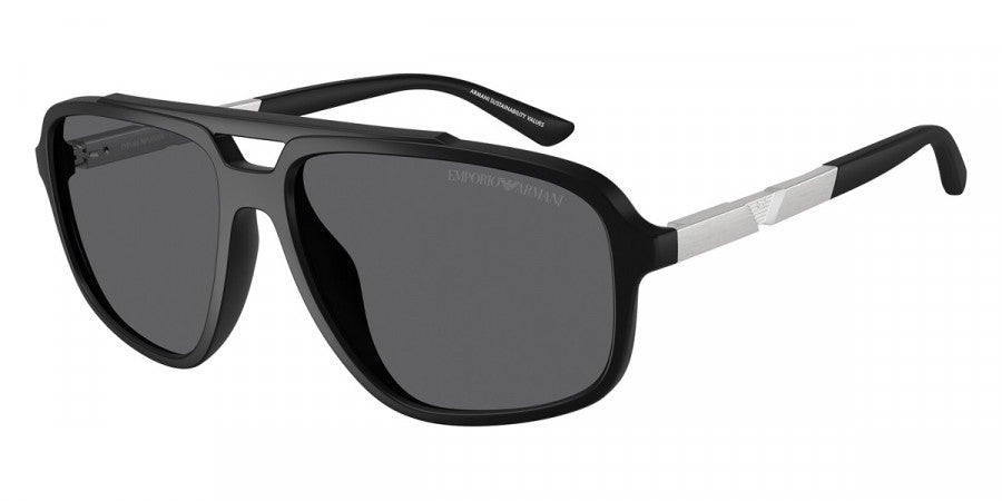 EMPORIO ARMANI SUNGLASSES - EA4236U 5001T3 59 - Matte Black/Aluminium