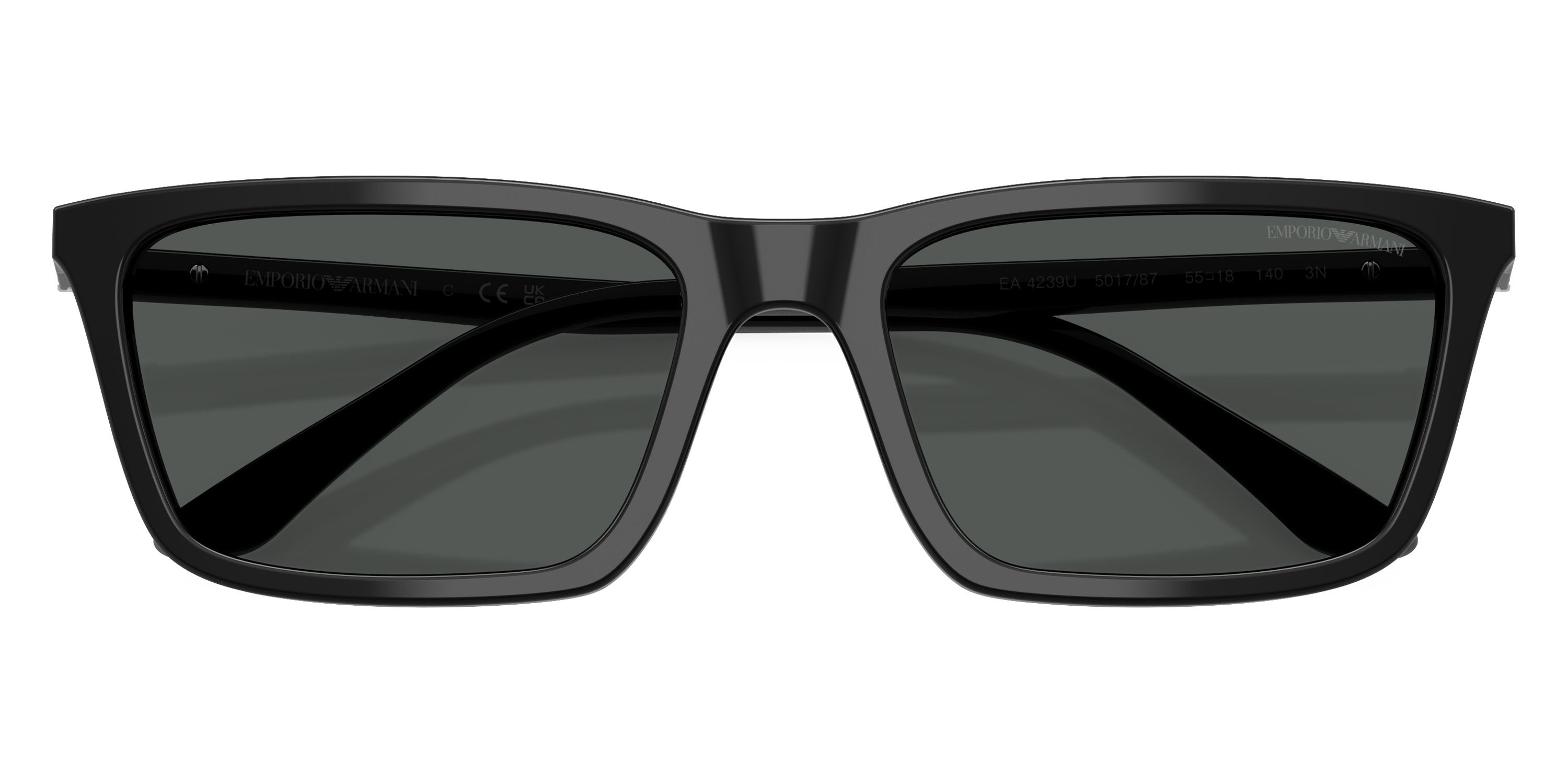 EMPORIO ARMANI SUNGLASSES - EA4239U 501787 55 - Shiny Black