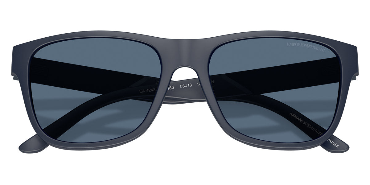 EMPORIO ARMANI SUNGLASSES - EA4243 624480 56 - Matte Blue