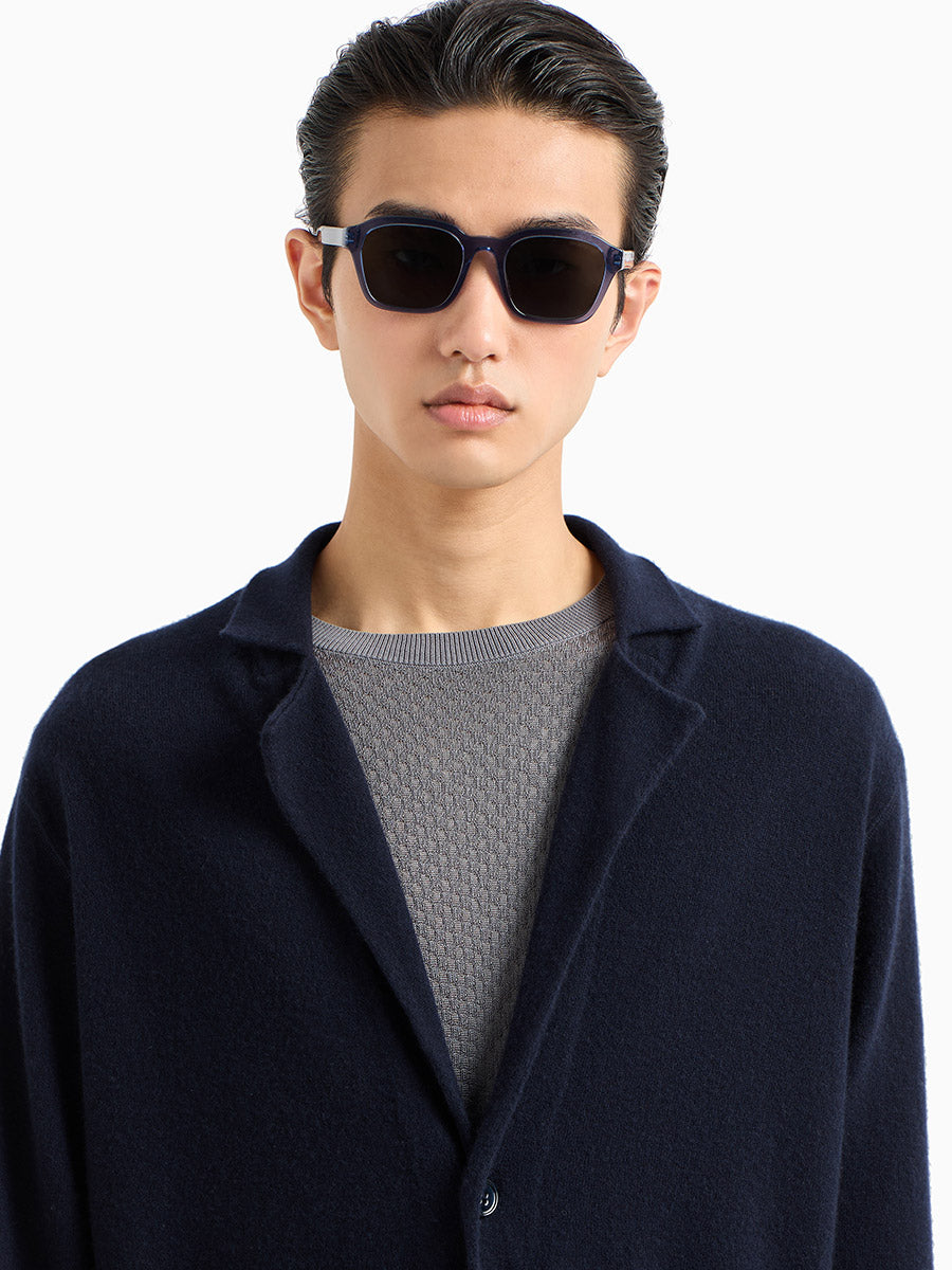 EMPORIO ARMANI SUNGLASSES - EA4245U 624787 54 - Shiny Transparent Blue