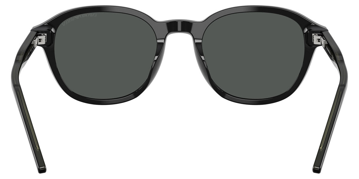 EMPORIO ARMANI SUNGLASSES - EA4247U 501787 51 - Shiny Black/Transparent Gray