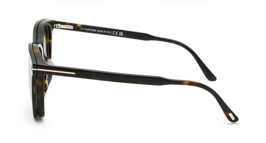 TOM FORD CLIP-ON EYEGLASSES - FT6052-D-B 052 55