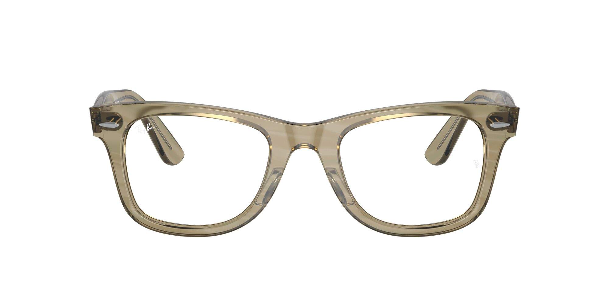 RAYBAN EYEGLASSES WAYFARER EASE - RX4340V 8381 50 - Photo Striped Gray