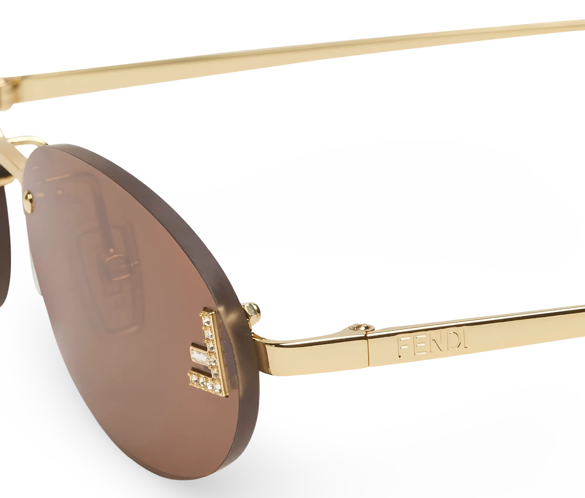 FENDI FIRST CRYSTAL SUNGLASSES - FE4075US 30J 54