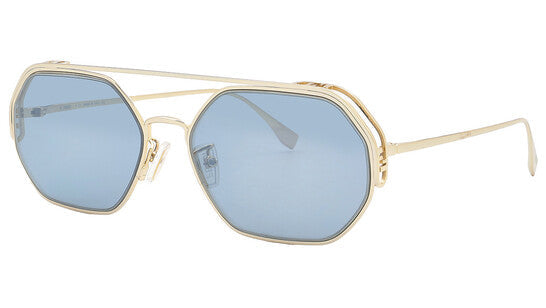 FENDI GEOMETRIC SUNGLASSES - FE40039U 10X 57