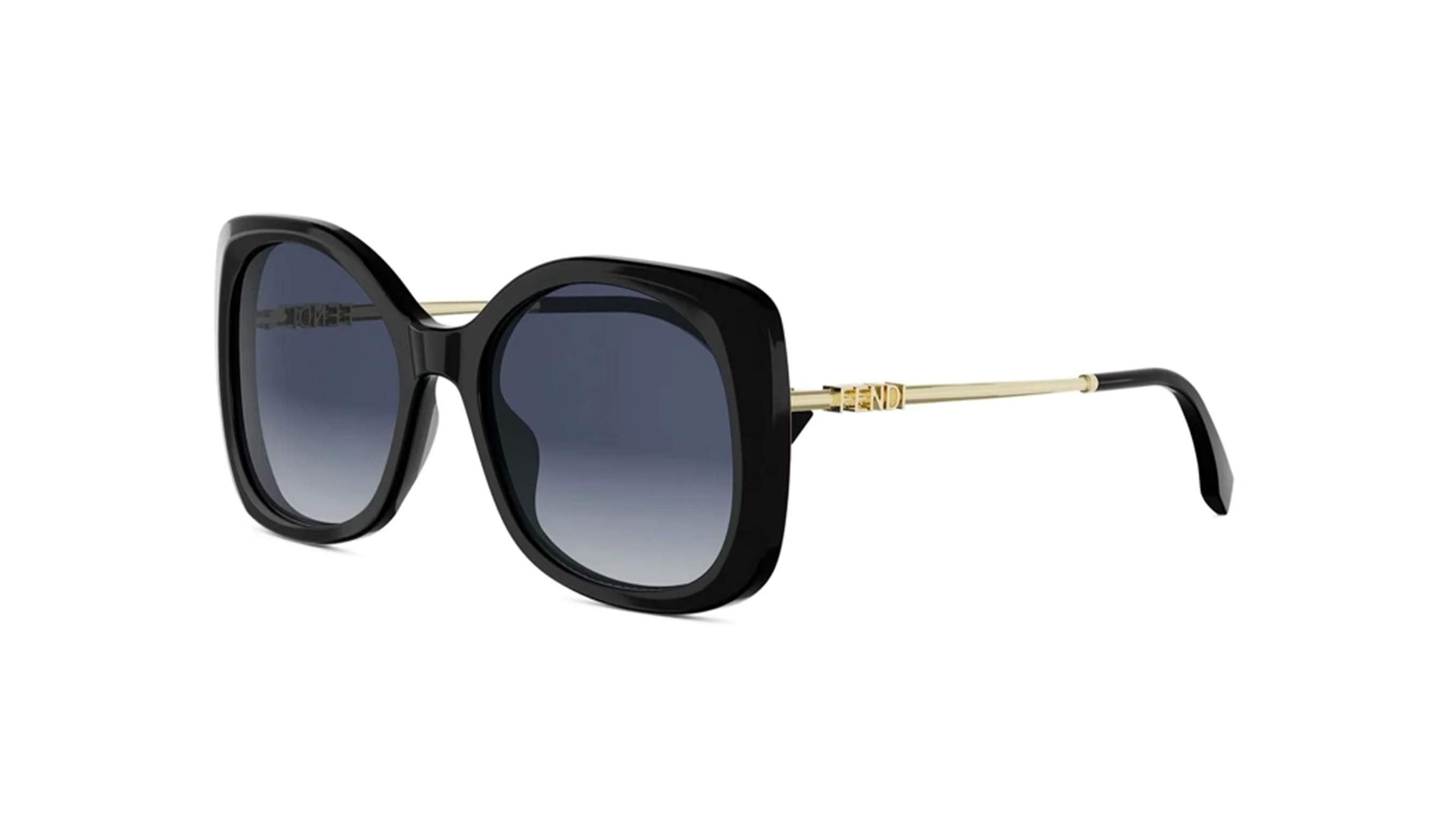 FENDI FENDIOGRAPHY SUNGLASSES - FE40201I 01W 55