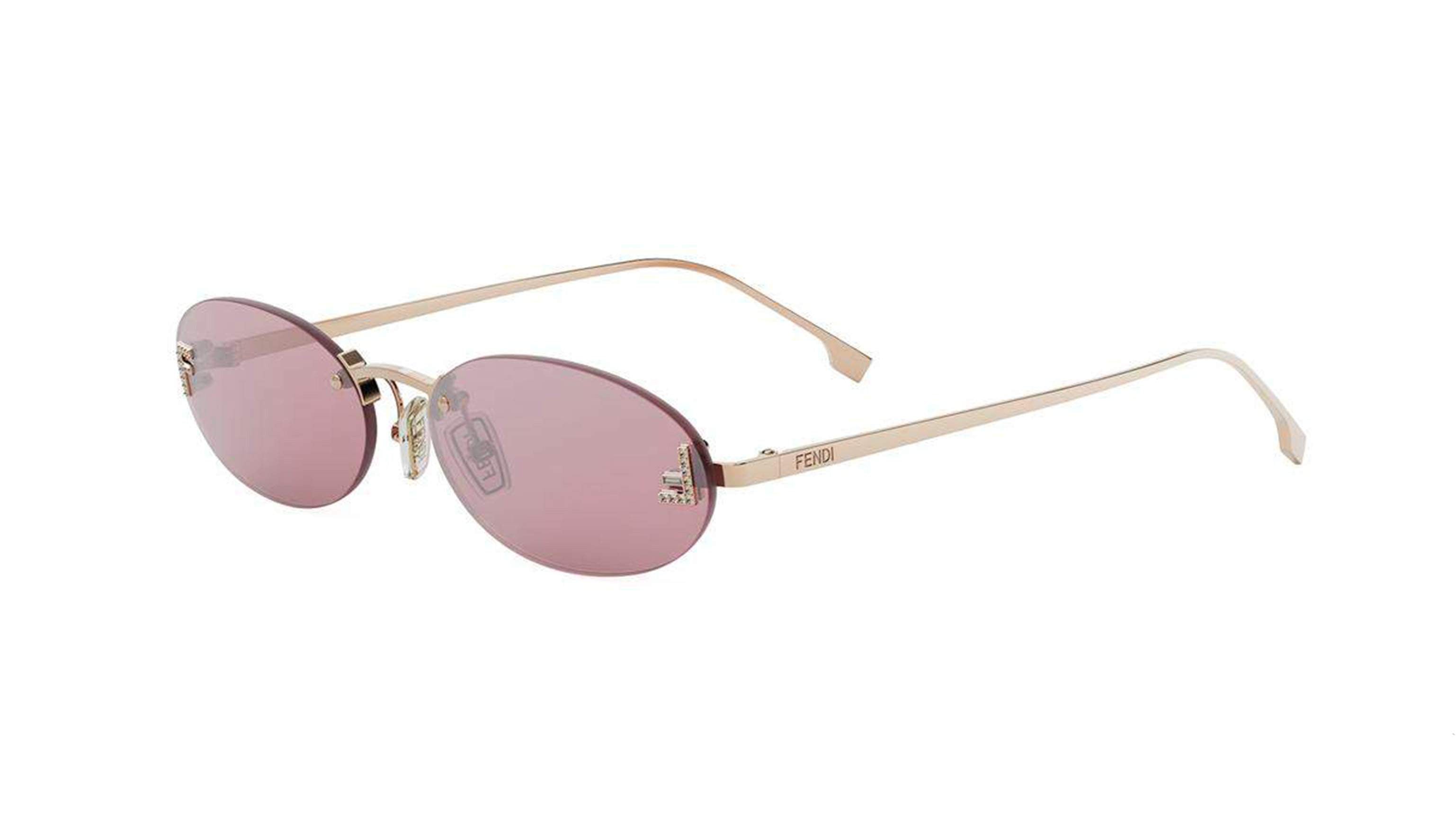 FENDI FIRST CRYSTAL SUNGLASSES - FE4075US 28Z 54