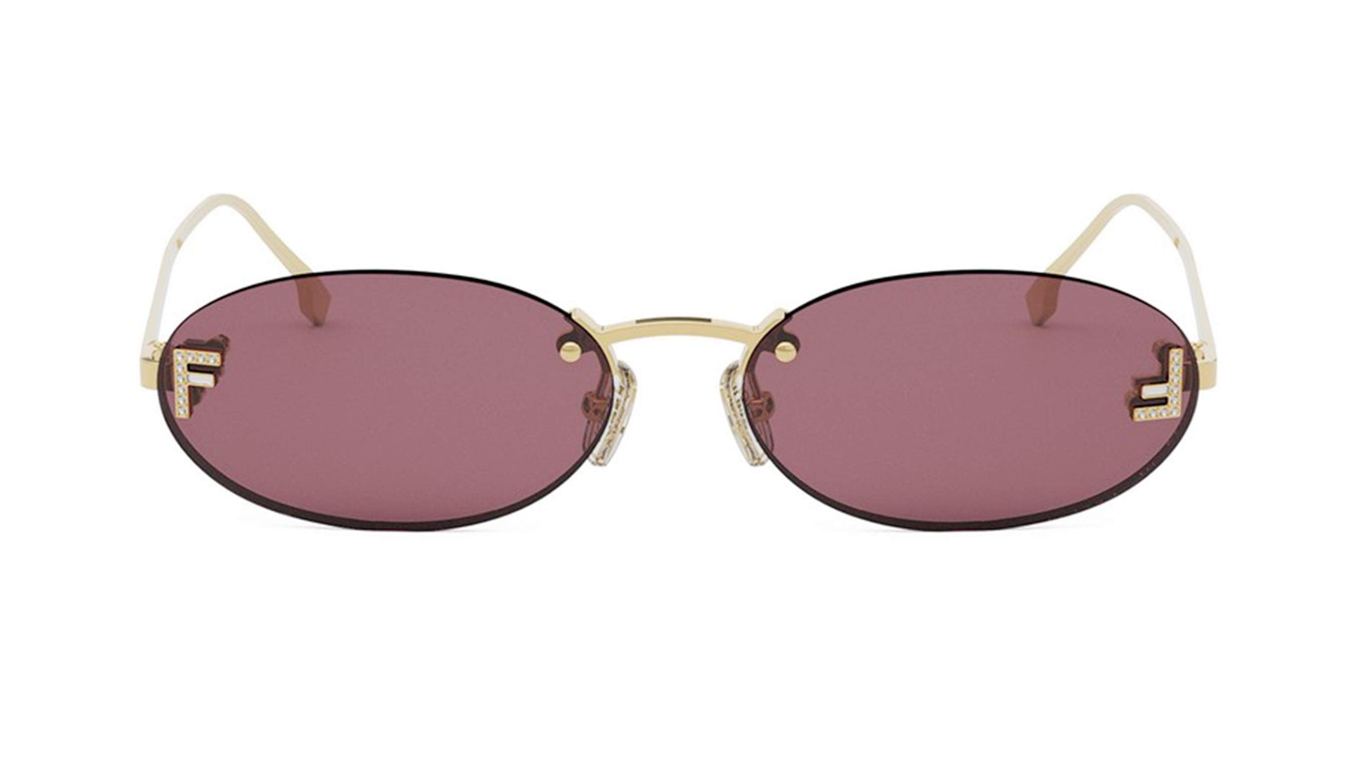 FENDI FIRST CRYSTAL SUNGLASSES - FE4075US 30Y 54