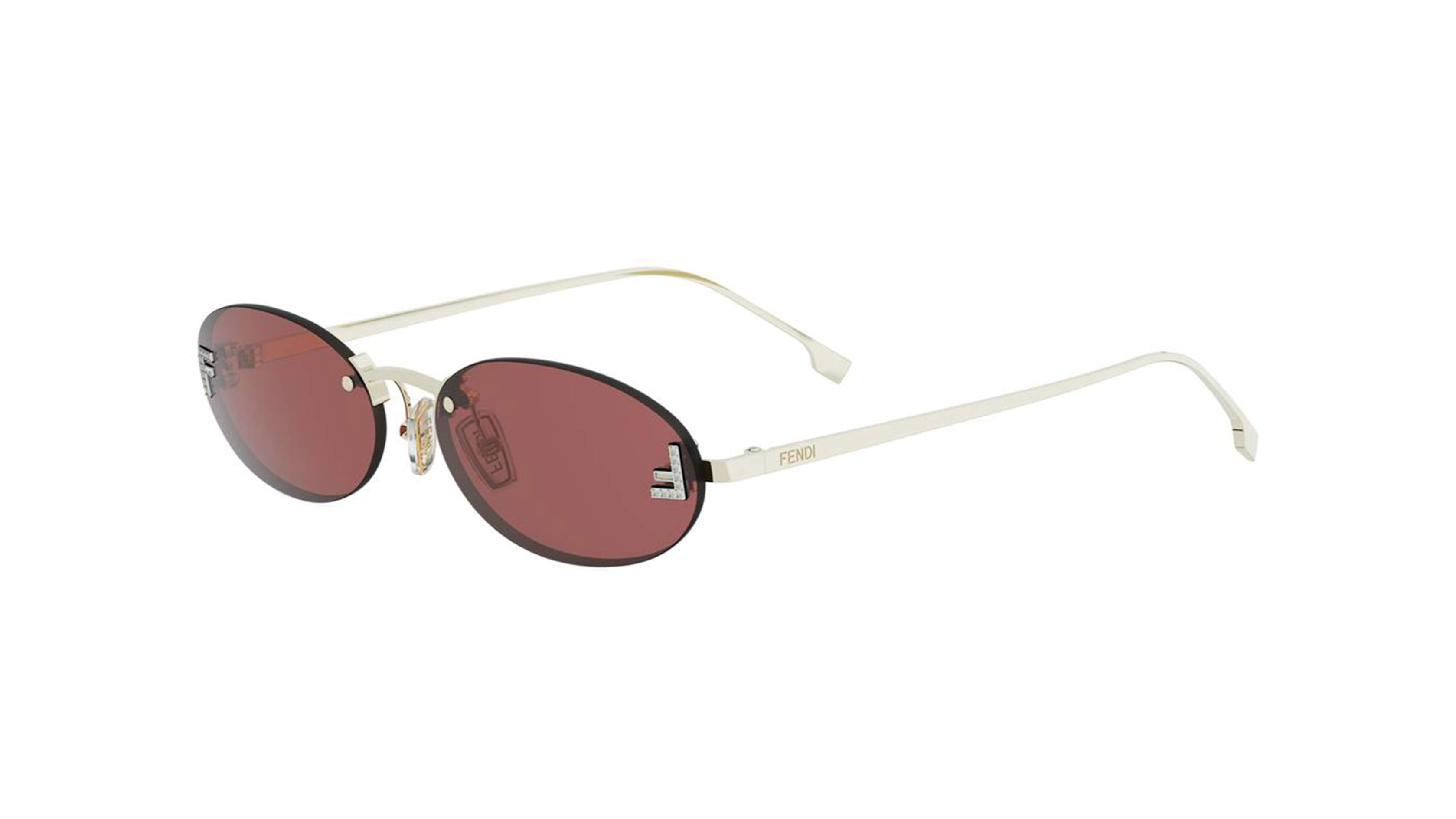 FENDI FIRST CRYSTAL SUNGLASSES - FE4075US 32S 54