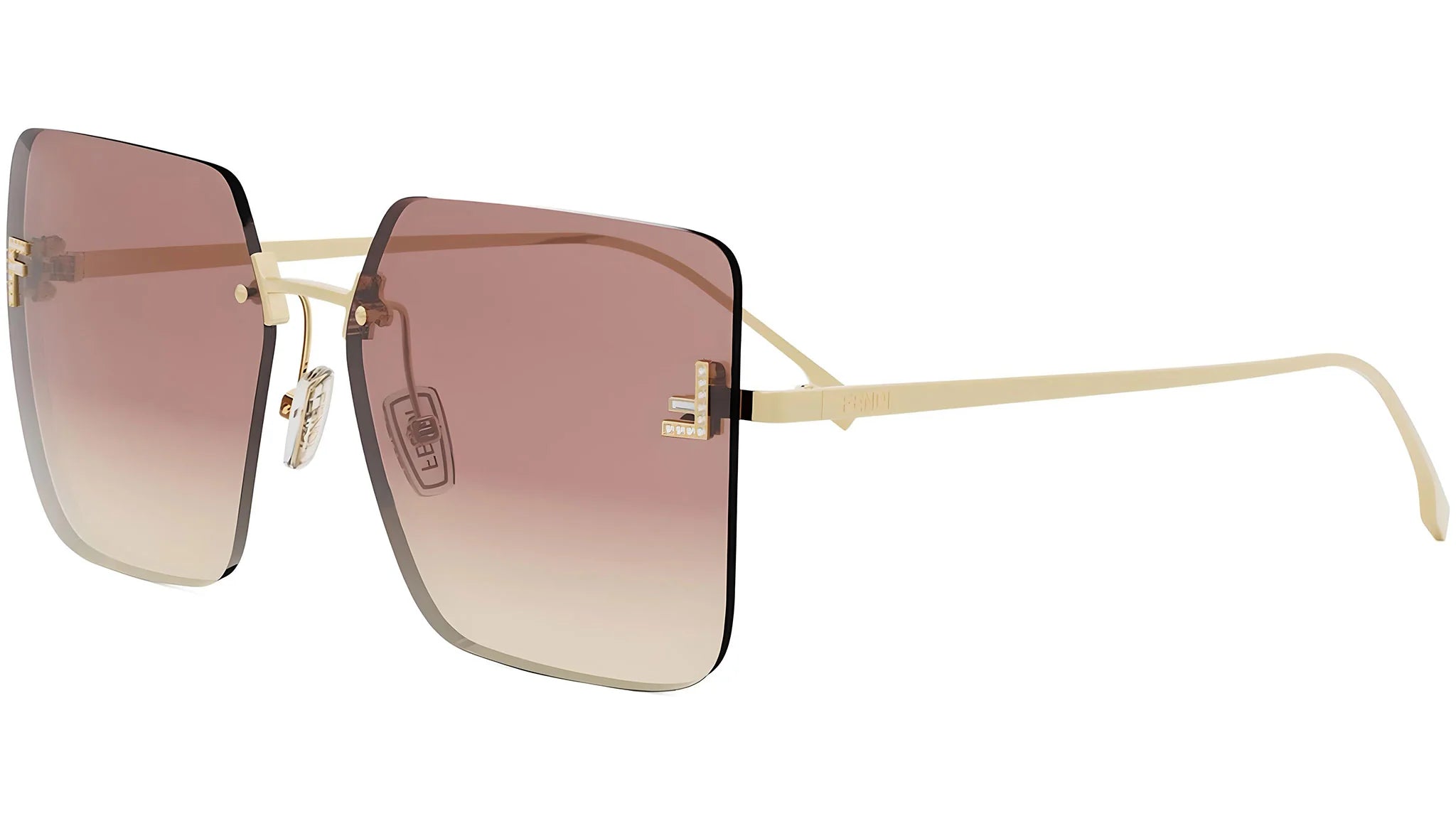 FENDI FIRST CRYSTAL SUNGLASSES - FE4082US 32T 59