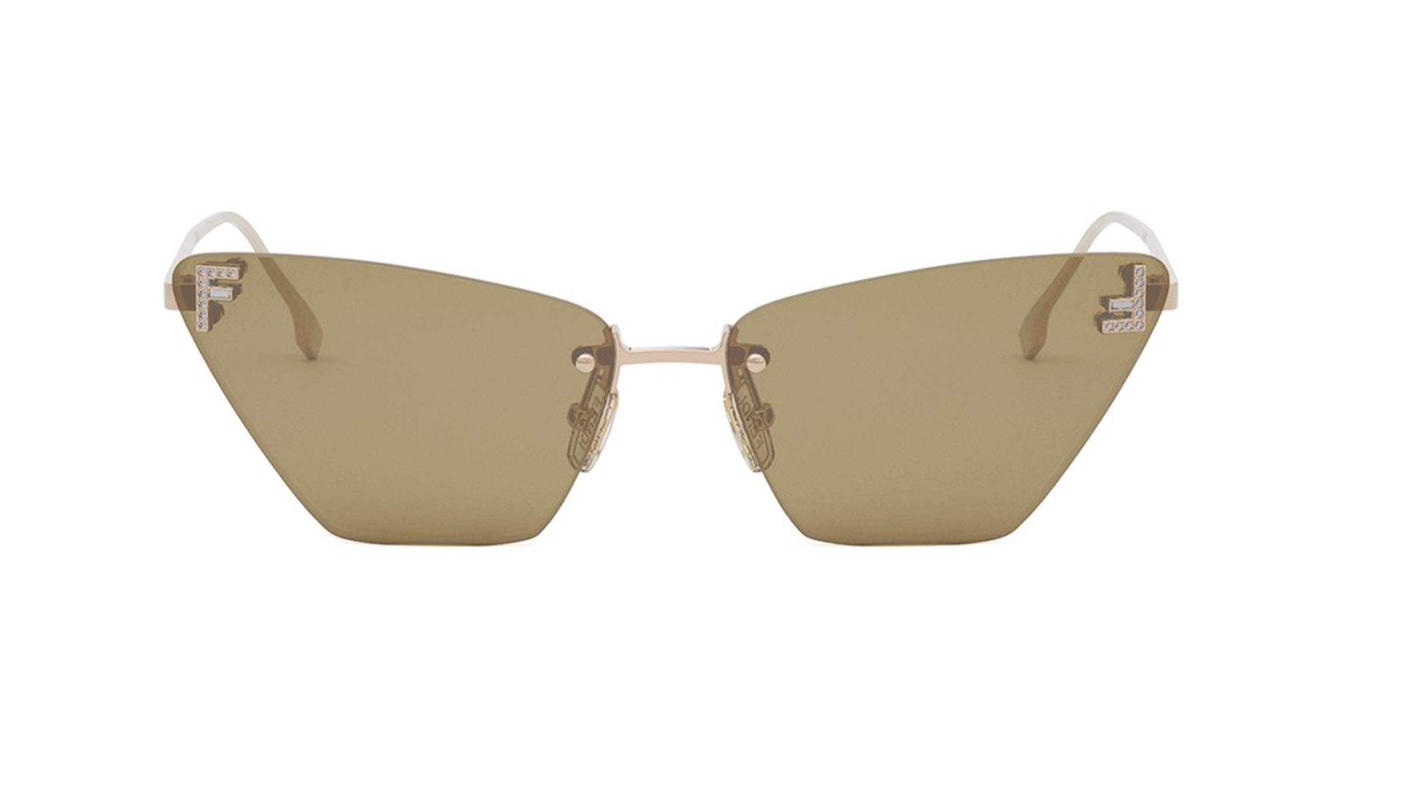 FENDI FIRST CRYSTAL SUNGLASSES - FE4160US 28E 57