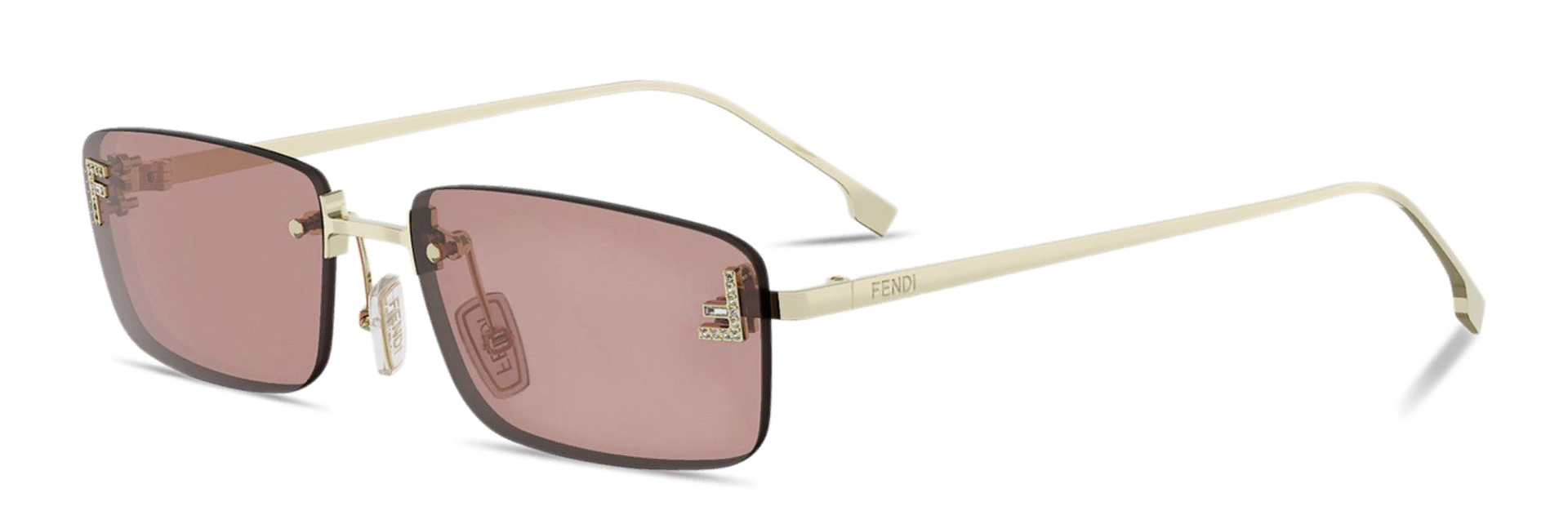 FENDI FIRST CRYSTAL SUNGLASSES - FE4172US 32Y 54
