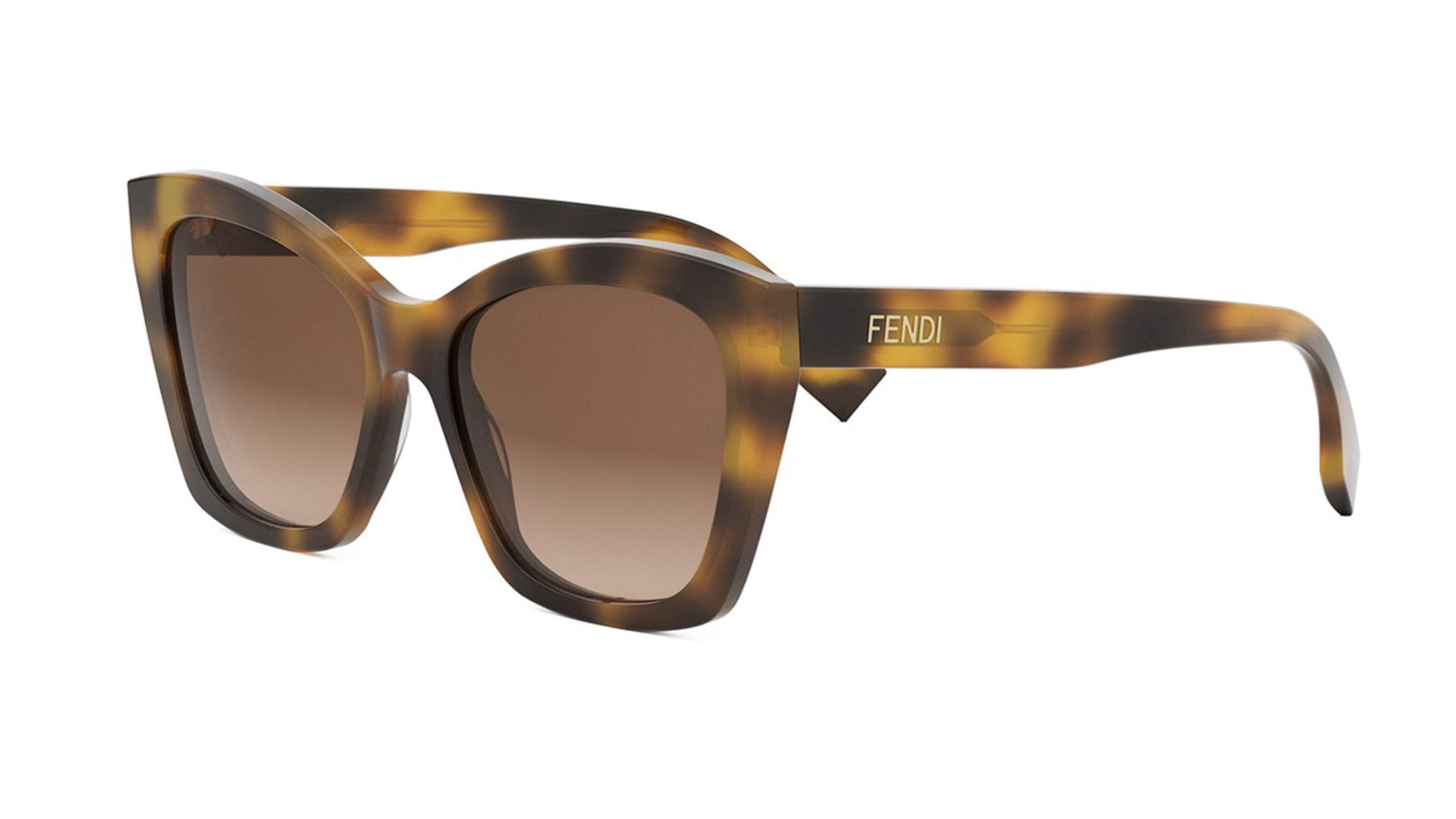 FENDI LETTERING SUNGLASSES - FE40151I 53F 55