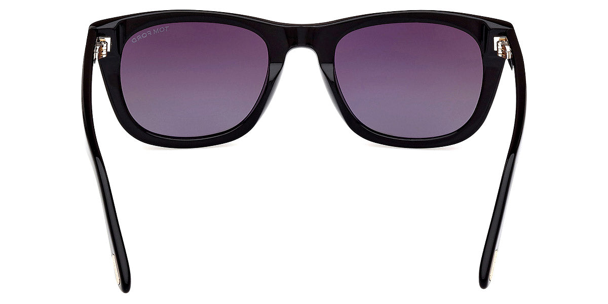 Tom Ford™ FT1076 Kendel 01B 54 - Shiny Black/Eco/T Logo