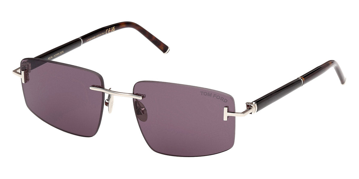 Tom Ford™ FT1126-P 16A 56 - Shiny Palladium